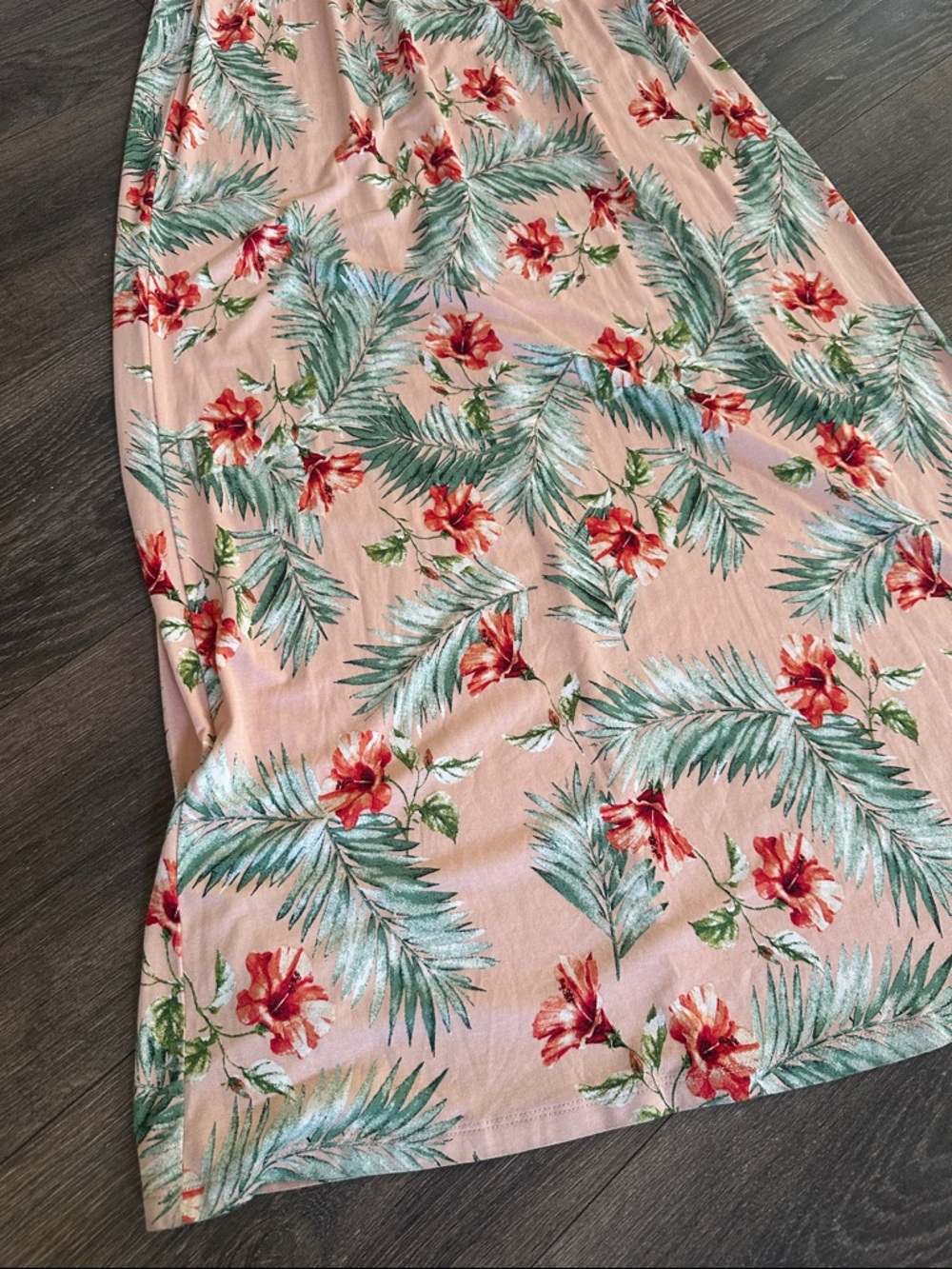 Forever 21 Pink Tropical Floral Maxi Dress - Picture 2 of 8
